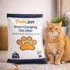 PawJoy Scented Cat Litter – 20kg | Super Fast Clumping, Odor Control, Fresh Lavender Fragrance, Low Dust Formula