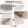 PawJoy Scented Cat Litter – 20kg | Super Fast Clumping, Odor Control, Fresh Lavender Fragrance, Low Dust Formula