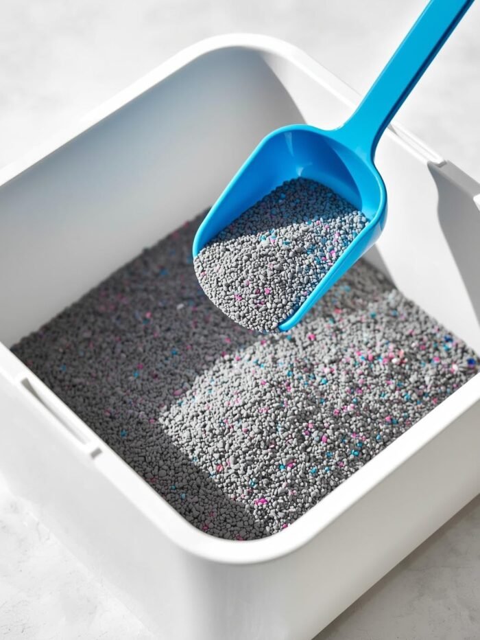 PawJoy Scented Cat Litter – 5kg | Super Fast Clumping, Odor Control, Lavender Fragrance, Low Dust Formula