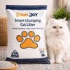 PawJoy Scented Cat Litter – 5kg | Super Fast Clumping, Odor Control, Lavender Fragrance, Low Dust Formula