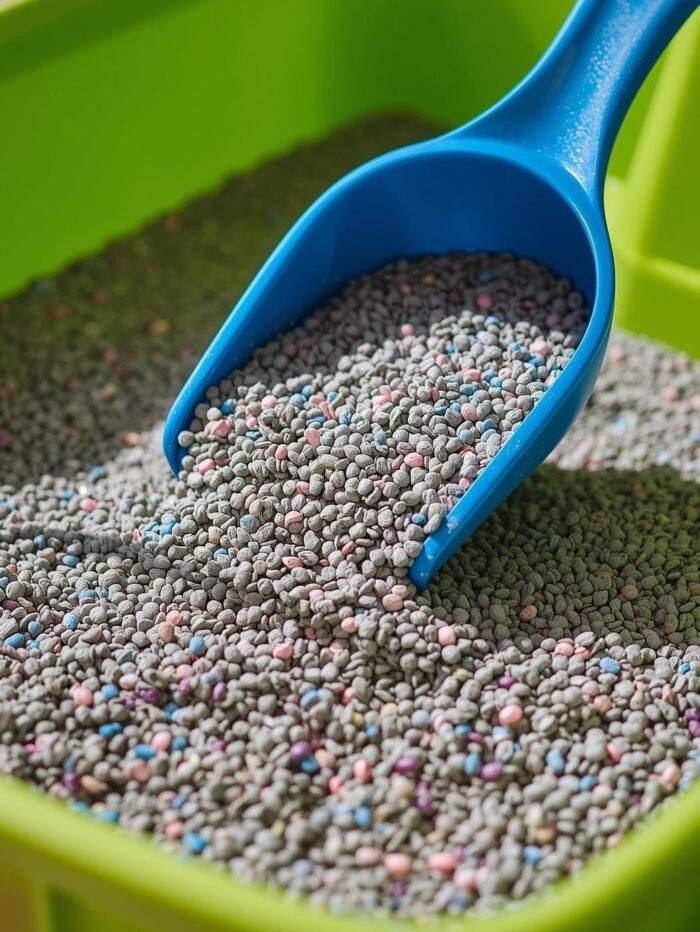 PawJoy Scented Cat Litter – 4kg | Super Fast Clumping, Odor Control, Lavender Fragrance, Low Dust Formula